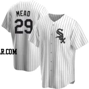 Curtis Mead Youth Chicago White Sox White Replica Home Jersey