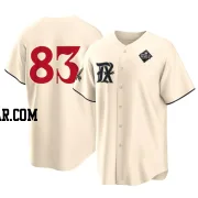 Curtis Terry Men's Texas Rangers Cream Replica 2023 City Connect 2023 World Series Jersey
