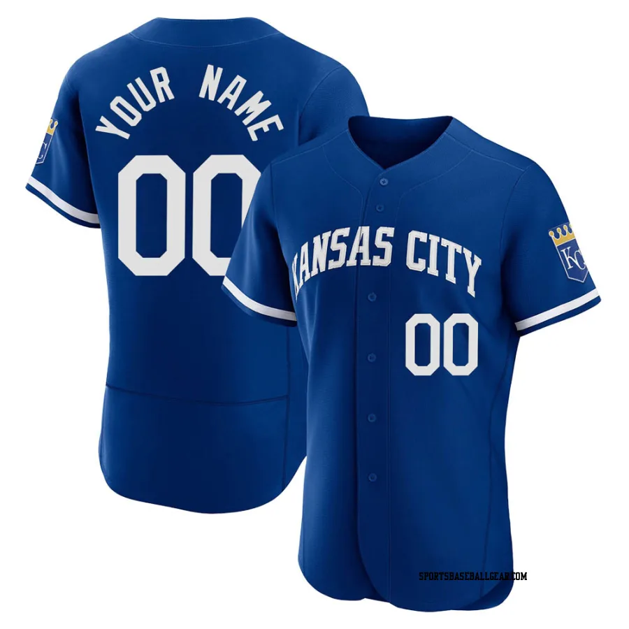 Custom Men's Kansas City Royals Royal Authentic 2022 Alternate Jersey