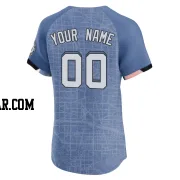 Custom Men's Washington Nationals Blue Elite 2025 City Connect Jersey