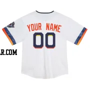 Custom Toddler Houston Astros White Limited 2025 City Connect Jersey