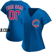 Custom Women's Chicago Cubs Royal Authentic Alternate Jersey