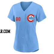 Custom Women's Chicago Cubs Royal Limited 2nd Alternate Jersey