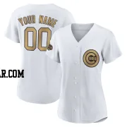 Custom Women's Chicago Cubs White Game Replica 2022 All-Star Jersey