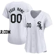 Custom Women's Chicago White Sox White Limited Home Jersey
