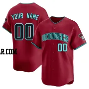 Custom Youth Arizona Diamondbacks Red Limited Alternate Jersey