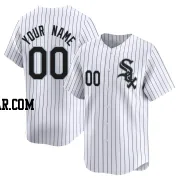 Custom Youth Chicago White Sox White Limited Home Jersey