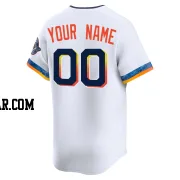 Custom Youth Houston Astros White Limited 2025 City Connect Jersey