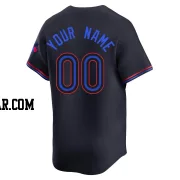 Custom Youth Toronto Blue Jays Black Limited 2024 City Connect Jersey