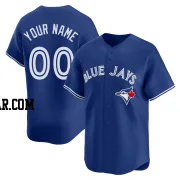 Custom Youth Toronto Blue Jays Royal Limited Alternate Jersey