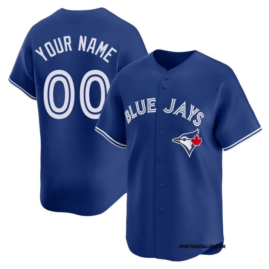 Custom Youth Toronto Blue Jays Royal Limited Alternate Jersey
