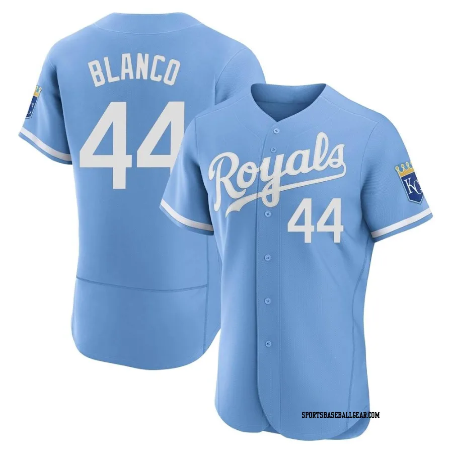 Dairon Blanco Men's Kansas City Royals Light Blue Authentic 2022 Alternate Jersey