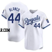 Dairon Blanco Men's Kansas City Royals White Limited Home Jersey