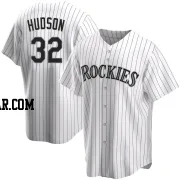 Dakota Hudson Men's Colorado Rockies White Replica Home Jersey