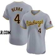 Dale Berra Men's Pittsburgh Pirates Gray Elite Road Jersey