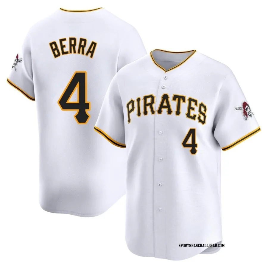 Dale Berra Men's Pittsburgh Pirates White Limited Home Jersey