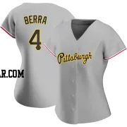 Dale Berra Women's Pittsburgh Pirates Gray Replica Road Jersey