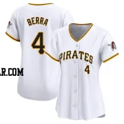 Dale Berra Women's Pittsburgh Pirates White Limited Home Jersey