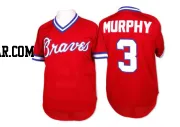 Dale Murphy Men's Atlanta Braves Red Authentic 1980 Throwback Jersey