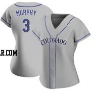 Dale Murphy Women's Colorado Rockies Gray Replica Road Jersey