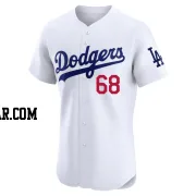 Dalton Rushing Men's Los Angeles Dodgers White Elite Home Jersey