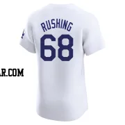 Dalton Rushing Men's Los Angeles Dodgers White Elite Home Jersey