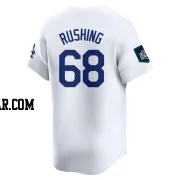 Dalton Rushing Men's Los Angeles Dodgers White Limited 2024 World Tour Seoul Series Home Jersey
