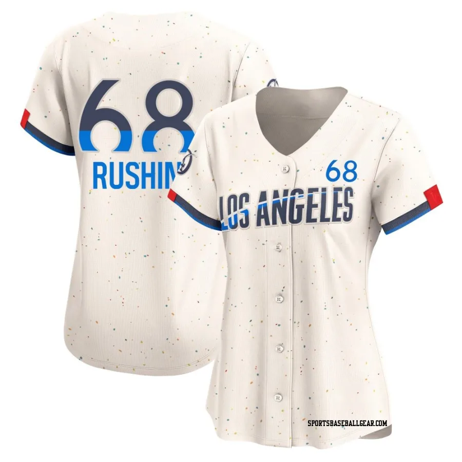 Dalton Rushing Women's Los Angeles Dodgers Cream Limited 2024 City Connect Jersey