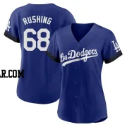 Dalton Rushing Women's Los Angeles Dodgers Royal Replica 2021 City Connect Jersey