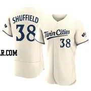 Dalton Shuffield Men's Minnesota Twins Cream Authentic Alternate 2023 Jersey