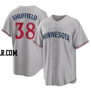 Dalton Shuffield Youth Minnesota Twins Gray Replica Road Jersey