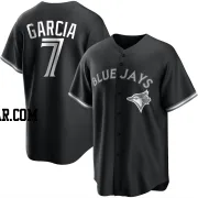 Damaso Garcia Youth Toronto Blue Jays Black/White Replica Jersey