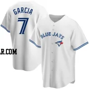 Damaso Garcia Youth Toronto Blue Jays White Replica Home Jersey