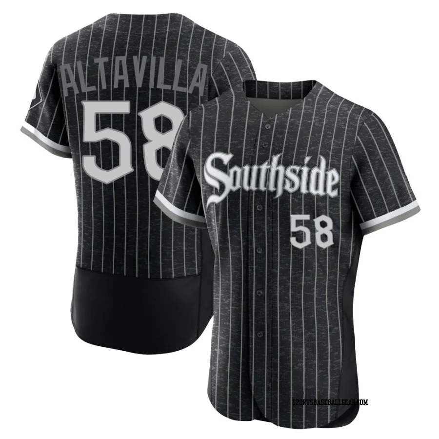 Dan Altavilla Men's Chicago White Sox Black Authentic 2021 City Connect Jersey