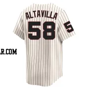 Dan Altavilla Men's Chicago White Sox Cream Limited Throwback Cooperstown Jersey