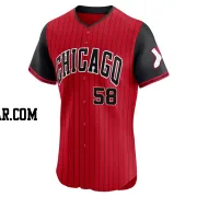 Dan Altavilla Men's Chicago White Sox Red/Black Elite 2025 City Connect Jersey