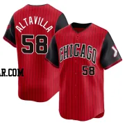 Dan Altavilla Men's Chicago White Sox Red/Black Limited 2025 City Connect Jersey