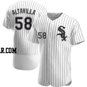 Dan Altavilla Men's Chicago White Sox White Authentic Home Jersey