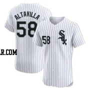 Dan Altavilla Men's Chicago White Sox White Elite Home Jersey