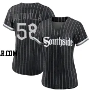 Dan Altavilla Women's Chicago White Sox Black Authentic 2021 City Connect Jersey