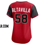 Dan Altavilla Women's Chicago White Sox Red/Black Limited 2025 City Connect Jersey
