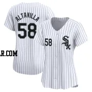 Dan Altavilla Women's Chicago White Sox White Limited Home Jersey