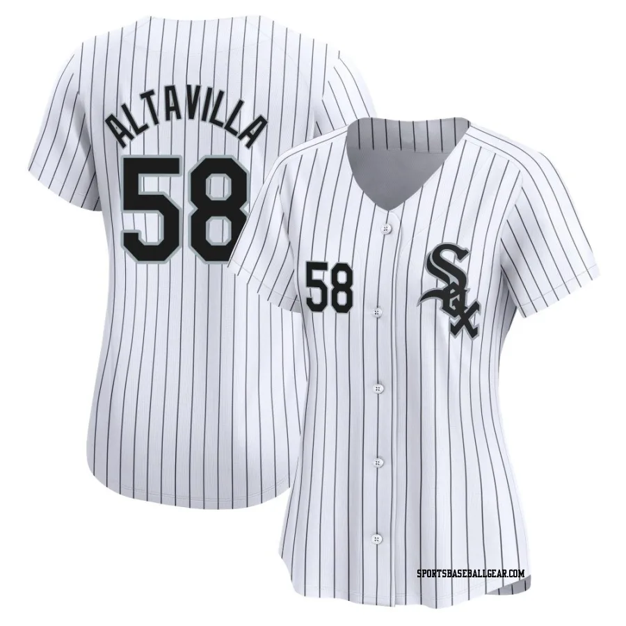Dan Altavilla Women's Chicago White Sox White Limited Home Jersey