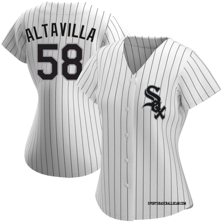 Dan Altavilla Women's Chicago White Sox White Replica Home Jersey