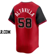 Dan Altavilla Youth Chicago White Sox Red/Black Limited 2025 City Connect Jersey