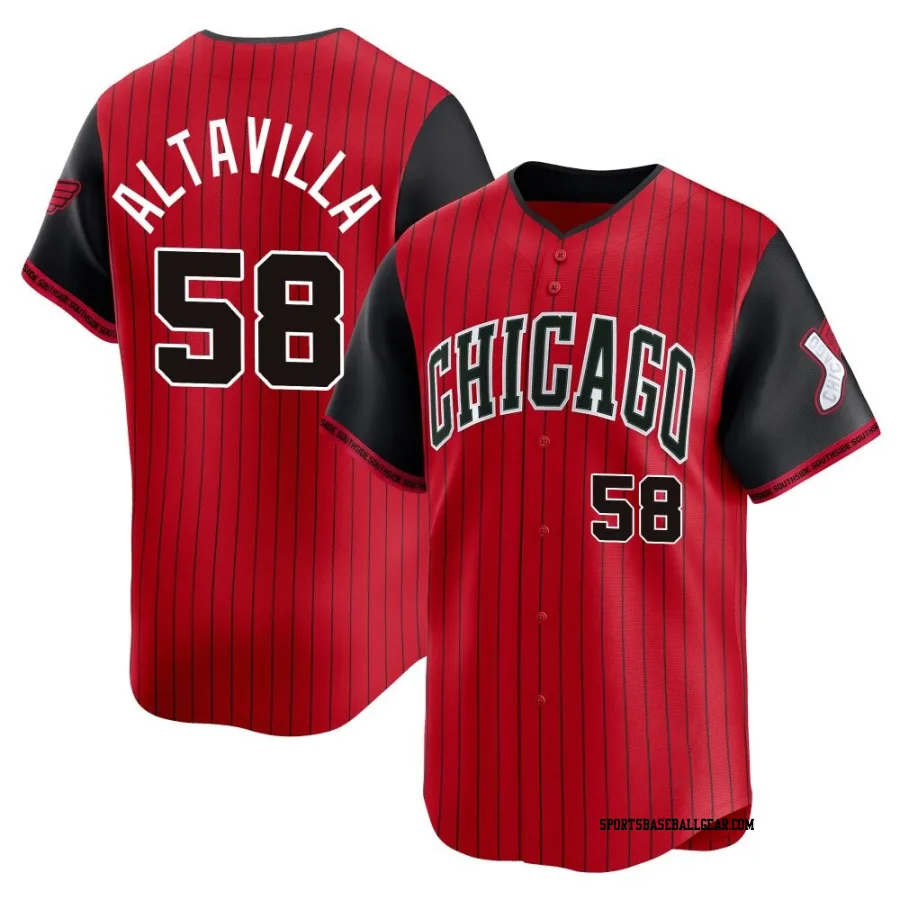 Dan Altavilla Youth Chicago White Sox Red/Black Limited 2025 City Connect Jersey