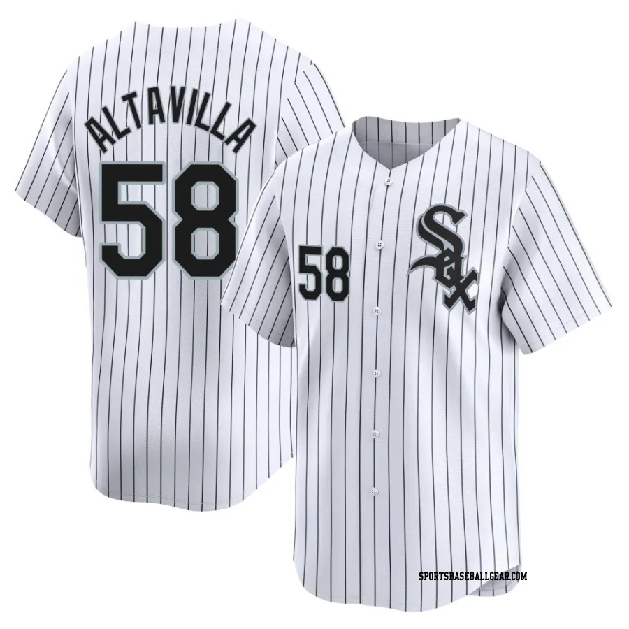 Dan Altavilla Youth Chicago White Sox White Limited Home Jersey