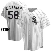 Dan Altavilla Youth Chicago White Sox White Replica Home Jersey