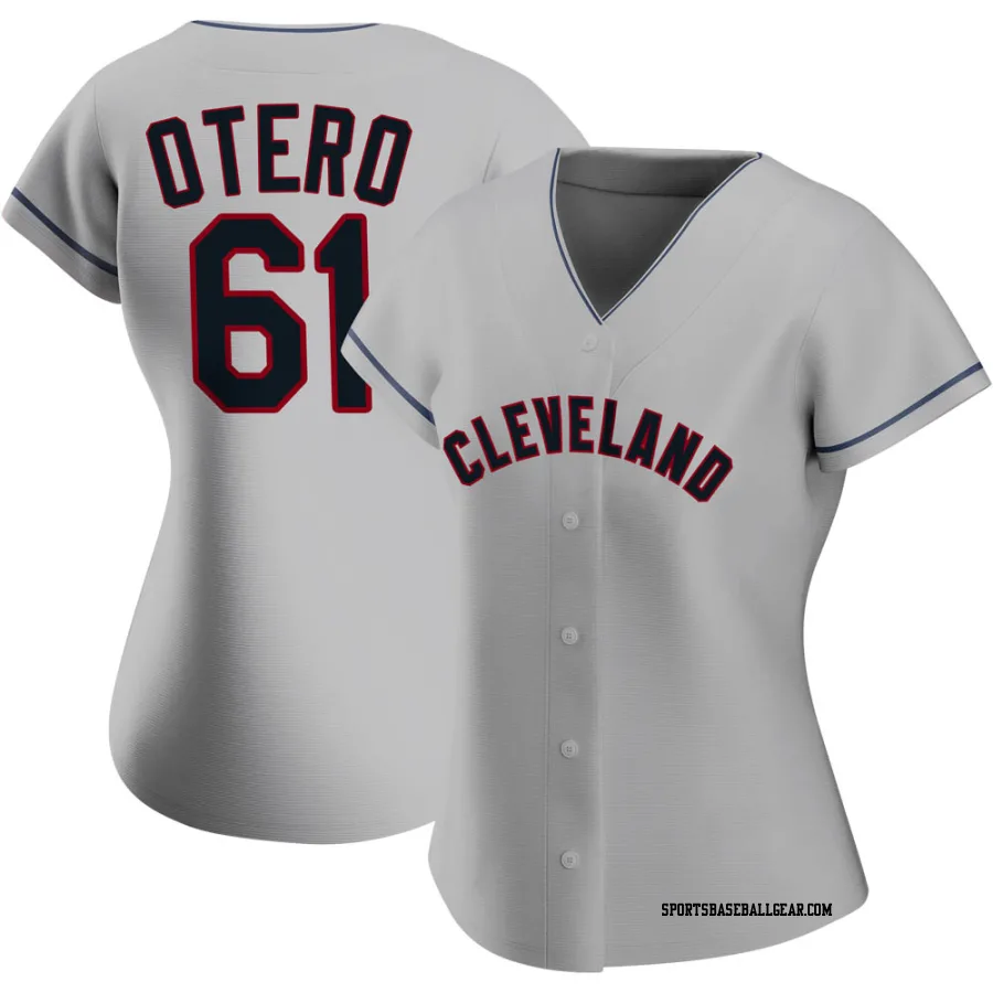 Dan Otero Women's Cleveland Guardians Gray Replica Road Jersey