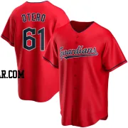 Dan Otero Youth Cleveland Guardians Red Replica Alternate Jersey